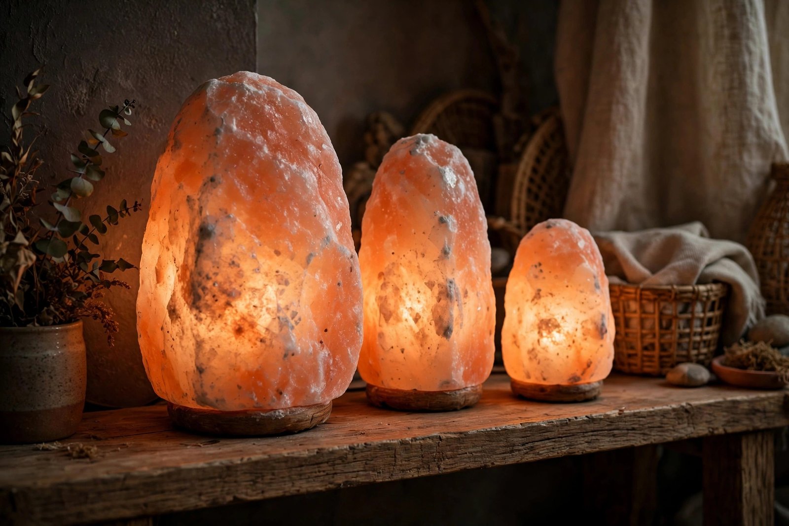 Himalayan salt lamps